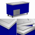 Thumbnail image #4 for Randell Custom & Serving 60-Inch Mobile Modular Enclosed-Base Refrigerated Frost Top Serving Station