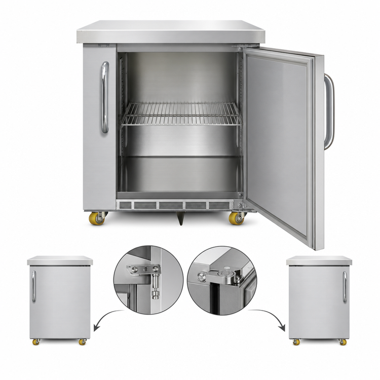 Product image #4 for Continental Refrigerator DF27N-U Designer Line 27" 1-Section Undercounter Freezer