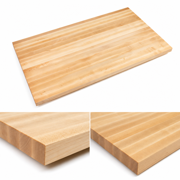 Product image #4 for Boos Block 108 Inch x 42 Inch Edge Grain Maple Kitchen Countertop with Varnique Finish