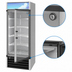 Thumbnail image #4 for Hoshizaki RM-26-HC 26 Cu. Ft. One-Section Reach-In Glass Door Refrigerated Merchandiser