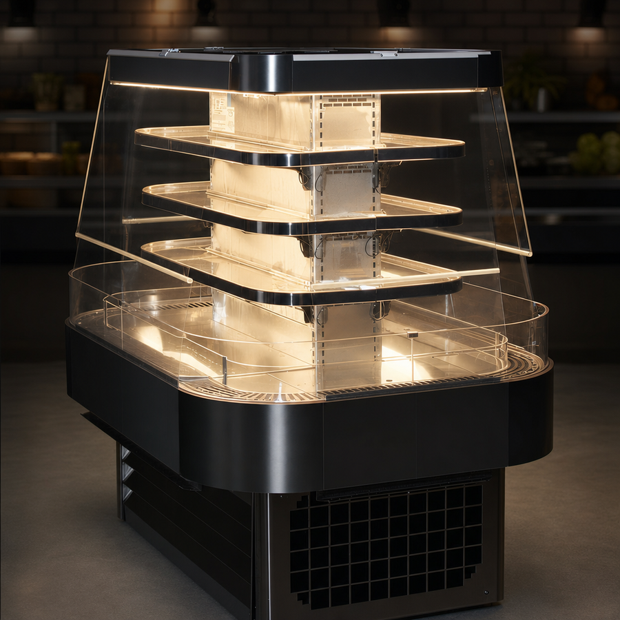 LED-Lit Top and Shelves