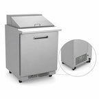 Thumbnail image #4 for Kelvinator Commercial KCHMT29.12 29-Inch Mega Top Refrigerated Sandwich/Salad Prep Table, 1 Door, 12-Pan Capacity