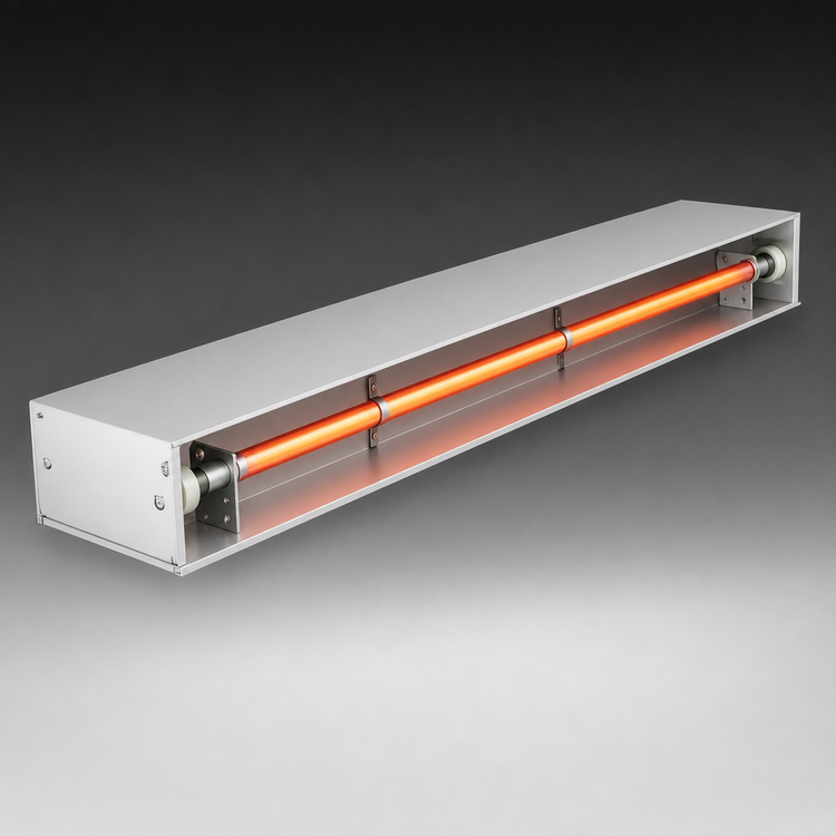 Product image #4 for Hatco Glo-Ray GRAH-108 Unlighted Infrared Strip Heater, 108-Inch, Single, Aluminum, 2.5 kW