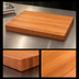 Thumbnail image #4 for Boos Block American Cherry Edge Grain Kitchen Countertop, 36 x 27 x 2-1/4 Inch, Penetrating Oil Finish