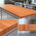 Thumbnail image #4 for Boos Block American Cherry Edge Grain Kitchen Countertop, 108-Inch W x 32-Inch D x 3-Inch Thick, Oil Finish