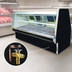 Thumbnail image #4 for Howard-McCray 34E Series 52-1/2 Inch Wide Red Meat Service Case, Straight Glass, Remote Refrigeration