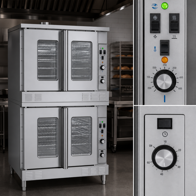 Product image #4 for Garland Signature Summit Series Full-Size Standard Depth Double-Deck Gas Convection Oven