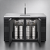 Thumbnail image #4 for True Premier Bar 60-Inch Pass-Thru Two-Section Refrigerated Draft Bar Cooler with Flat Top