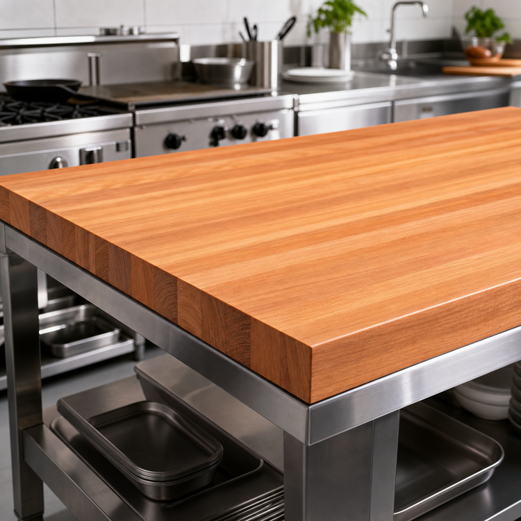 Product image #4 for Boos Block American Cherry Edge Grain Kitchen Countertop, 72 x 42 x 2-1/4 Inches, Penetrating Oil Finish