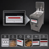 Thumbnail image #4 for Henny Penny OGA321.0 1-Well Gas Auto-Lift Open Fryer, 65 lb Capacity, Built-In Filtration, Computron 8000 Controls