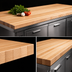 Thumbnail image #4 for Boos Block 96 Inch x 36 Inch x 2-1/4 Inch Kitchen Countertop, Northern Hard Rock Maple, Edge Grain, Oil Finish