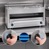 Thumbnail image #4 for Garland Master Series Gas Infra-Red Countertop Salamander Broiler, 34 Inch, 40,000 BTU