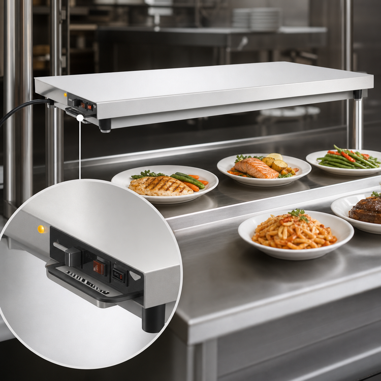 Product image #4 for Vollrath Cayenne Left-Aligned 36-Inch Dual-Zone Heated Shelf