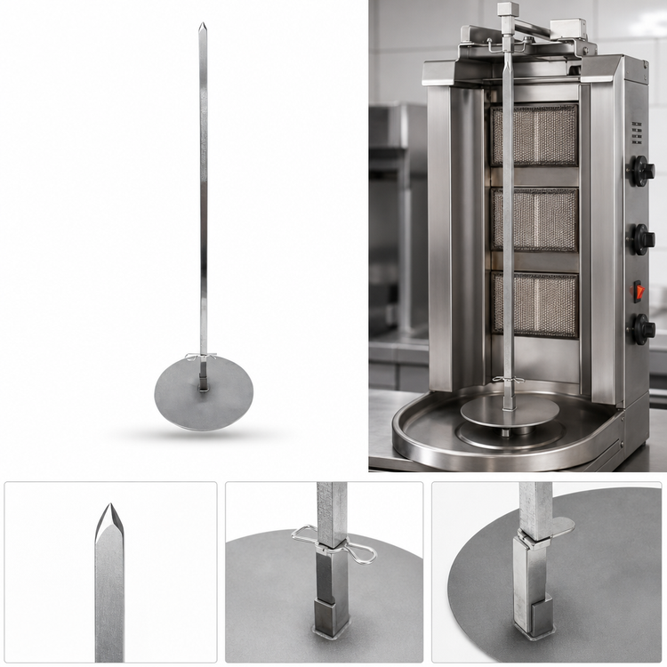 Product image #4 for Visvardis Replacement Spit for DG10A/DE4A Gyro Machines