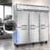 Thumbnail image #4 for Continental Refrigerator 3FSNSSHD Three-Section Shallow Depth Reach-In Freezer with Half-Height Solid Doors