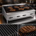 Thumbnail image #4 for Comstock-Castle 48-Inch Countertop Gas Lava Rock Char-Broiler with Cast Iron Grates