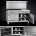 Thumbnail image #4 for Southbend Ultimate 60-Inch Commercial Gas Restaurant Range with 3 Star/Saute Burners, 2 Pyromax Burners, 24-Inch Griddle, Standard Oven and Cabinet Base