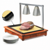 Thumbnail image #4 for Cut-Mate Countertop Carving Station with High-Heat Cutting Board, Black Drip Tray, and Heat Lamp Bracket