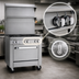 Thumbnail image #4 for Southbend Platinum Heavy Duty 24-Inch Electric Range with 4 Round Hotplates and Cabinet Base