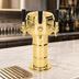 Thumbnail image #4 for Mini-Mushroom Countertop Air-Cooled 3-Faucet Draft Beer Tower, Polished Brass