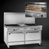 Thumbnail image #4 for Southbend Ultimate 60-Inch Gas Restaurant Range with 6 Burners, 24-Inch Griddle, Standard Oven, and Convection Oven