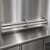 Thumbnail image #4 for Glastender 59-Inch Double Stainless Steel Speed Rail with Open Step-and-Rail Design