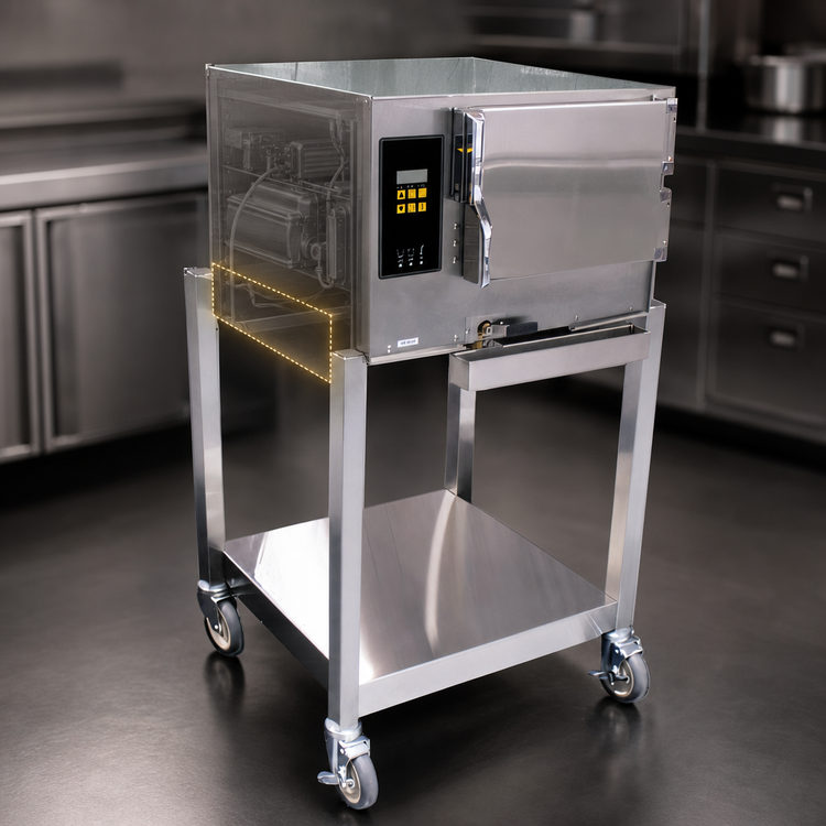Product image #4 for AccuTemp Evolution Connected Boilerless Electric Convection Steamer, Single-Compartment, 3-Pan Capacity, 208V