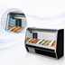 Thumbnail image #4 for Howard-McCray 32E Series Endless Design Curved Glass Self-Contained Fish and Poultry Service Case, 50 Inch, Black Exterior/White Interior, LED Lighting