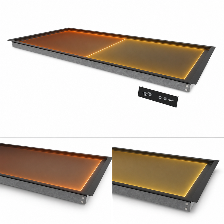Product image #4 for Vollrath 32-Inch Drop-In Recessed Heated Warming Shelf, Dual Zone, Black Hardcoat, 120V