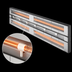 Thumbnail image #4 for Hatco Glo-Ray Dual Infrared Strip Heater, 54 Inch, Unlighted, 3000 Watts