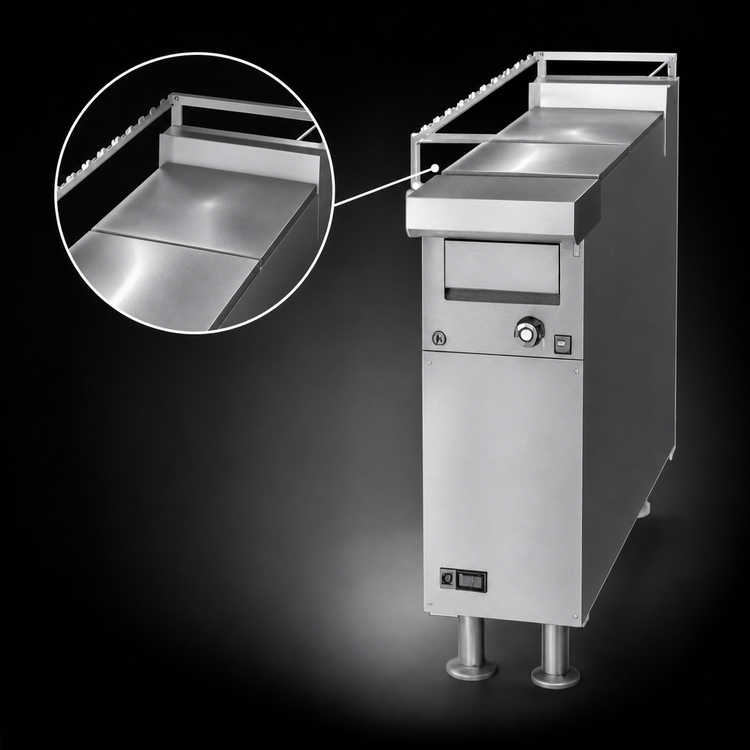 Product image #4 for Lang Marine 12-Inch Electric Add-A-Unit Range Section with 2 French Plates and Vented Stub Back