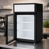 Thumbnail image #5 for True Countertop Glass Door Merchandiser Refrigerator, 1 Door, 2 Shelves, Black Exterior