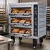 Thumbnail image #4 for BakeMax Electric Triple Deck Artisan Stone Deck Oven with Steam Injection, 9 Full-Size Pan Capacity, 220V, 3-Phase