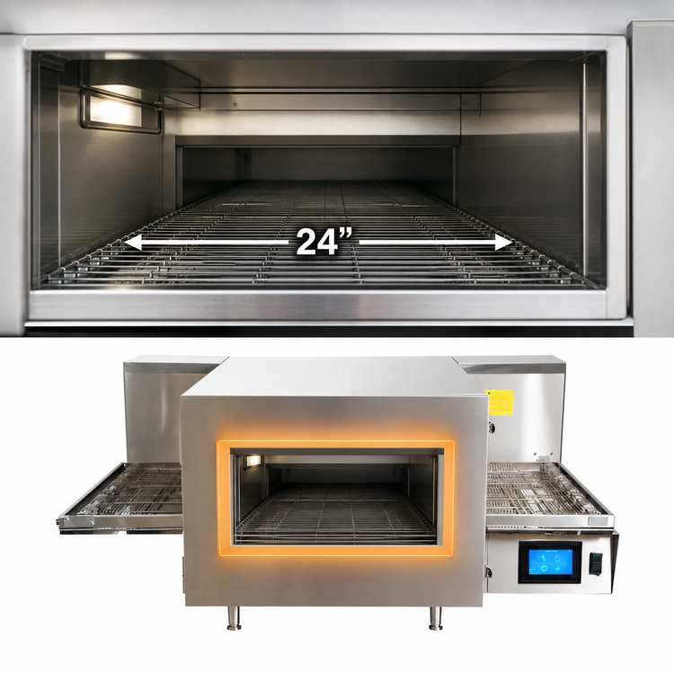 Product image #4 for Lincoln Aperion 24 Series Electric Impinger Conveyor Oven with Solid Door and 24-Inch Baking Chamber