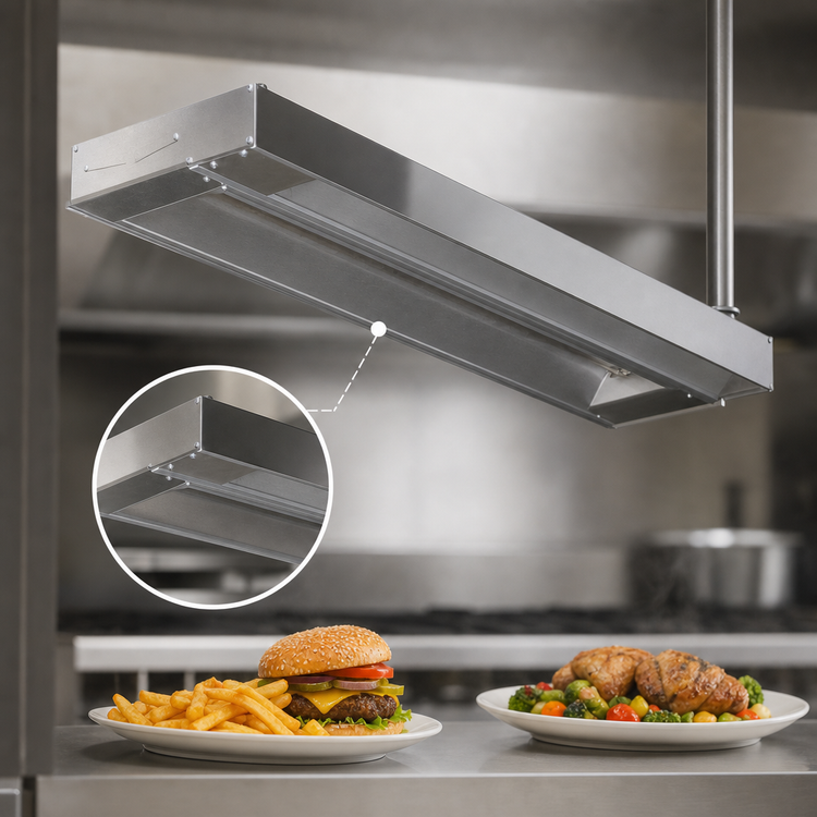 Product image #4 for RedHots 24-Inch High-Watt Unlighted Strip Heat Lamp with Remote, Single Rod, 240V