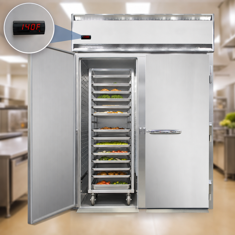 Product image #4 for Continental Refrigerator Designer Line DL2WI-SS-RT 2-Section Full-Height Roll-Thru Warmer