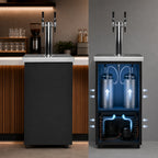 Thumbnail image #5 for Micro Matic USA MDD17-E-AMER Mobile Nitro Cold Brew Coffee Dispenser, Self-Contained Refrigeration, 2 Faucets, 2 x 1/6 Keg Capacity