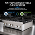 Thumbnail image #4 for Bake Tech Innovation Radiance 36-Inch Countertop Gas Hot Plate, 6 Burners, 192,000 BTU