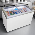 Thumbnail image #5 for Excellence Commercial Products HB-14HCD Dual-Temperature Chest Refrigerator/Freezer, 13.8 Cu. Ft., Sliding Glass Doors