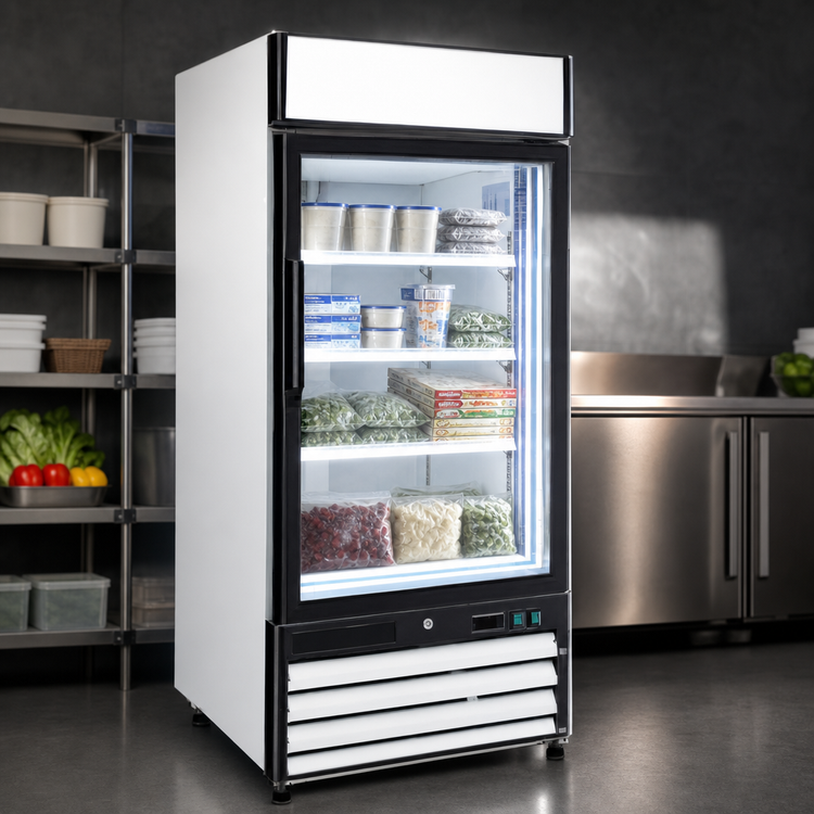 Product image #4 for Maxx Cold X-Series 12 Cu. Ft. Single-Section Reach-In Glass Door Merchandiser Freezer