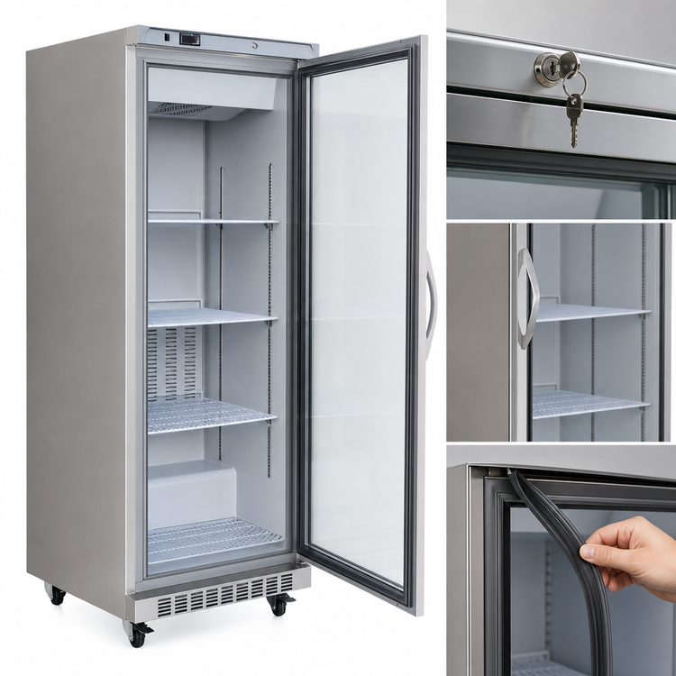 Product image #4 for Kelvinator Commercial 1-Section Glass Door Reach-In Refrigerator, Self-Contained Bottom-Mount