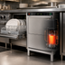 Thumbnail image #4 for Moyer Diebel 601HRG 24-Inch Undercounter High-Temp Heat Recovery Glasswasher with Built-In Booster