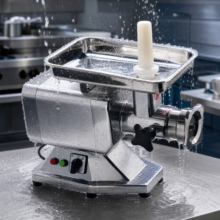 Product image #4 for Eurodib HM22A Electric Bench Meat Grinder with #22 Hub, 660 lb. per Hour, 110V