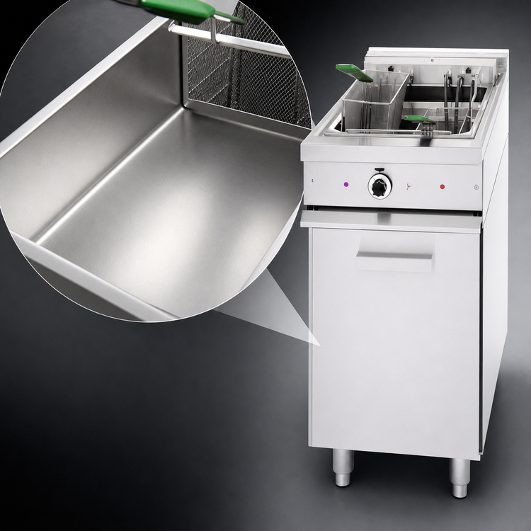 Product image #4 for Garland 36E Series 18-Inch Wide Electric Heavy-Duty Range-Match Fryer, 30-Lb Capacity