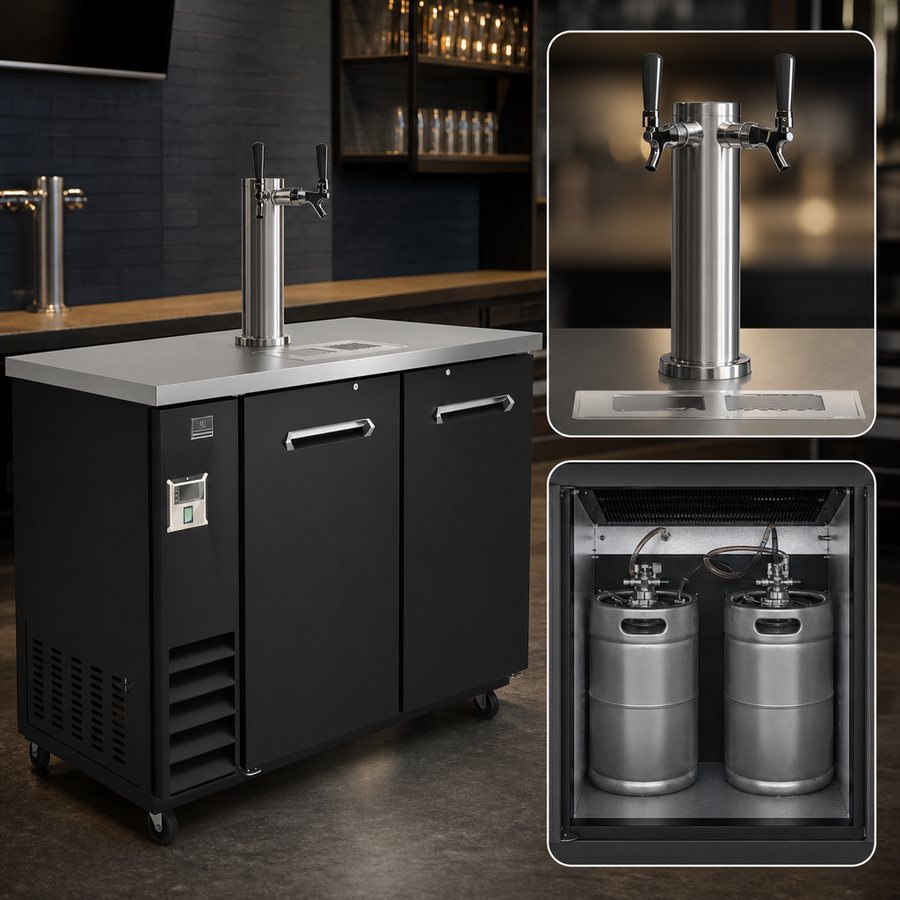 Refrigerated Double-Faucet Column
