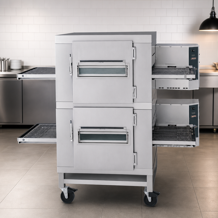 Product image #4 for Lincoln Impinger I FastBake Double-Stack Electric Conveyor Oven Package