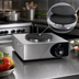 Thumbnail image #4 for Nemco 12-Inch Single Burner Countertop Electric Hot Plate, 240V, Stainless Steel