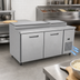Thumbnail image #4 for Kelvinator Commercial 70-13/16-Inch Two-Section Refrigerated Pizza Prep Table, 9-Pan Capacity