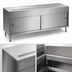 Thumbnail image #4 for Spec-Master 79-Inch Stainless Steel Urn Stand with Enclosed Base and Drip Trough