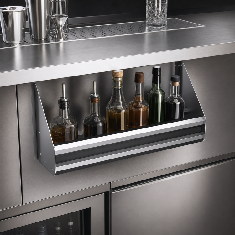 Product image #4 for Krowne Royal Series Built-In Double Speed Rail, 28 x 10 Inches, Stainless Steel